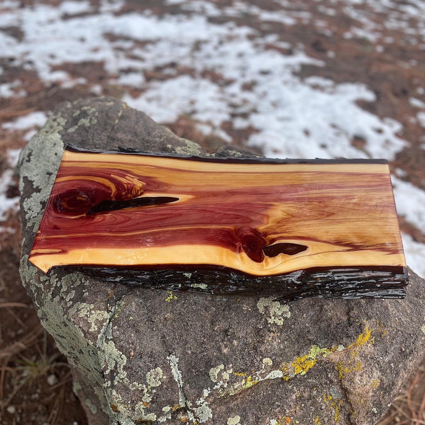 Live Edge Charcuterie Board