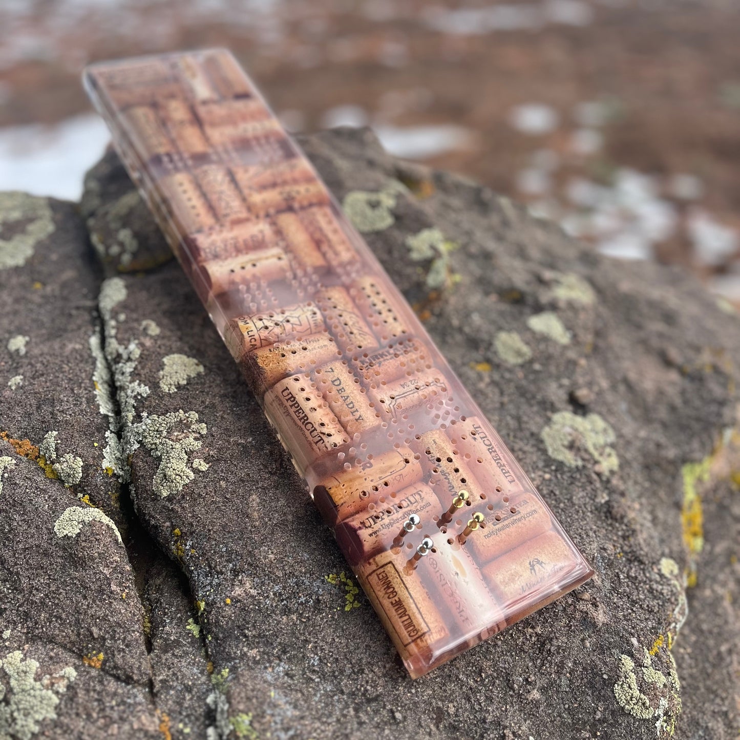 Resin Cribbage Board