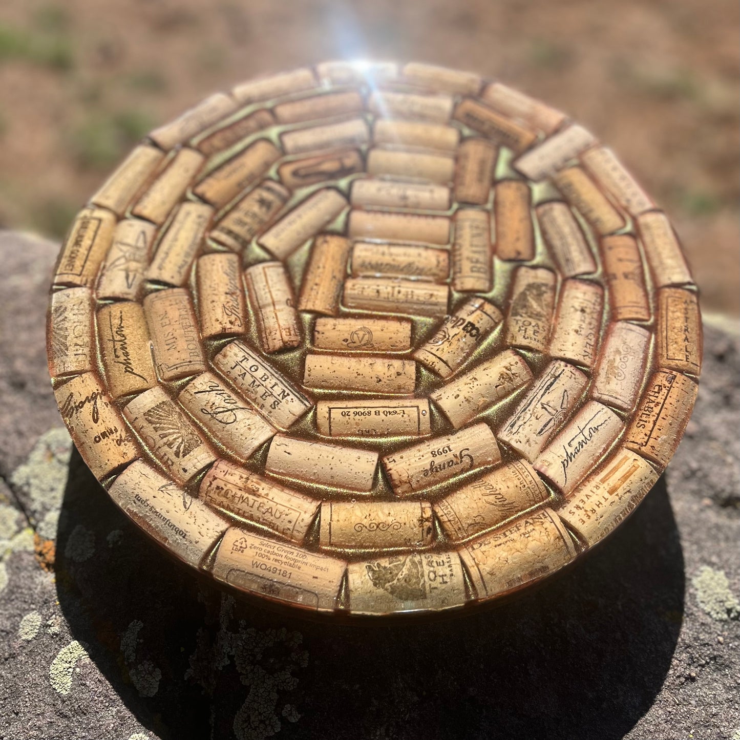 Resin River Lazy Susan - Charcuterie Turntable