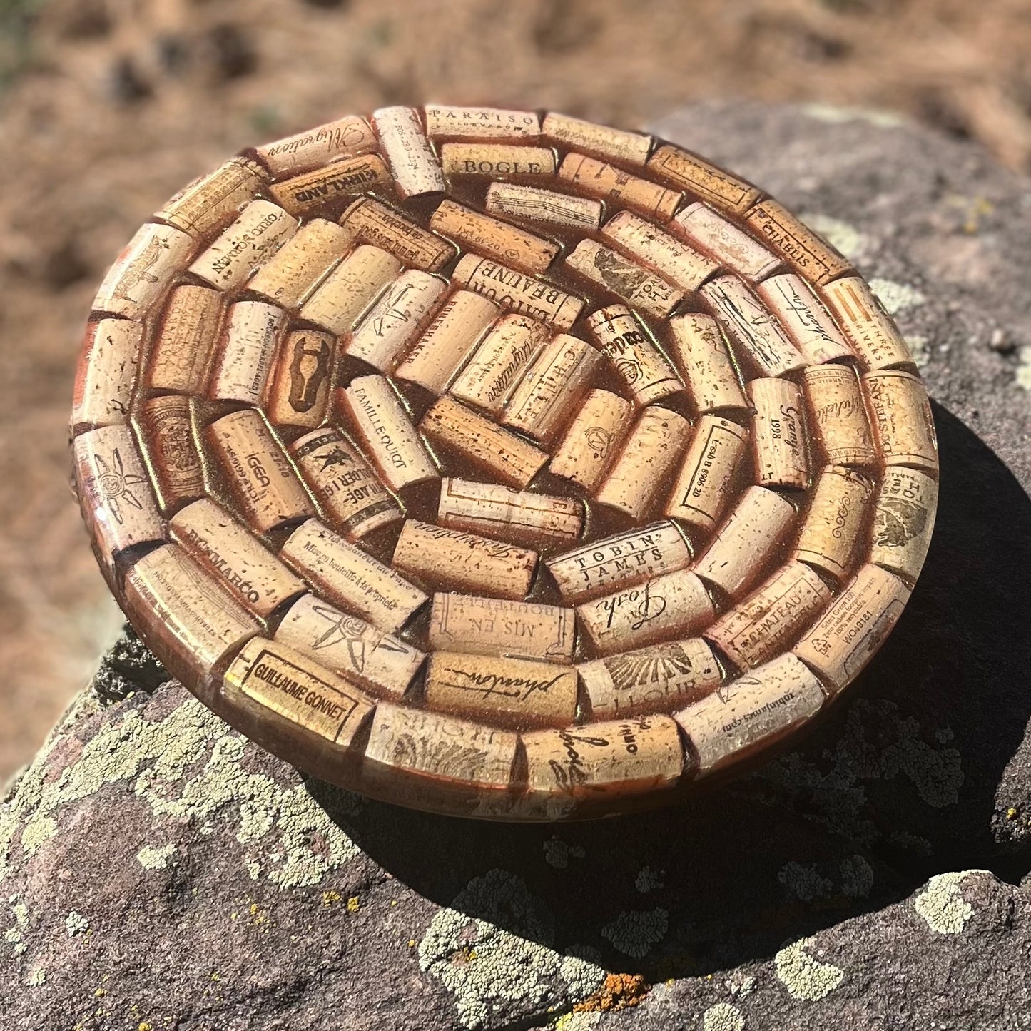 Resin River Lazy Susan - Charcuterie Turntable