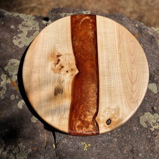 Resin River Lazy Susan - Charcuterie Turntable