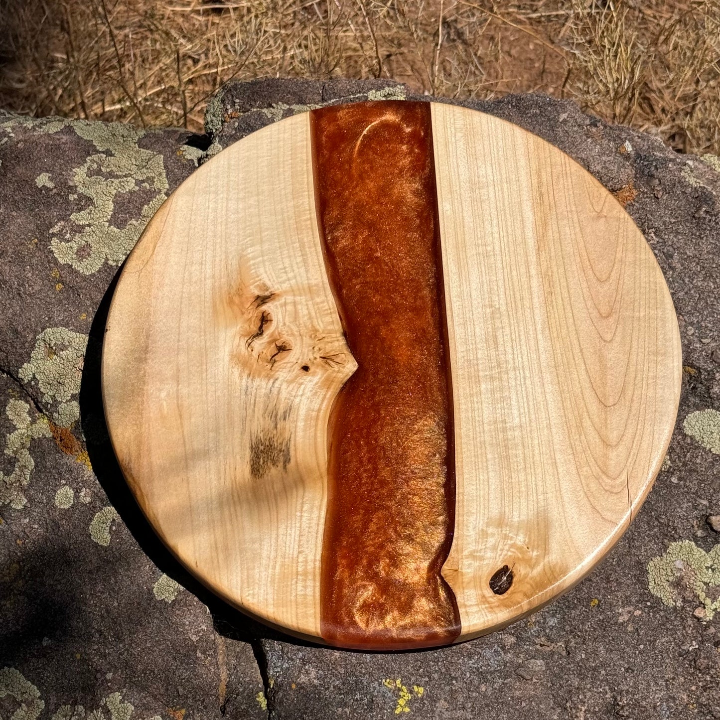 Resin River Lazy Susan - Charcuterie Turntable