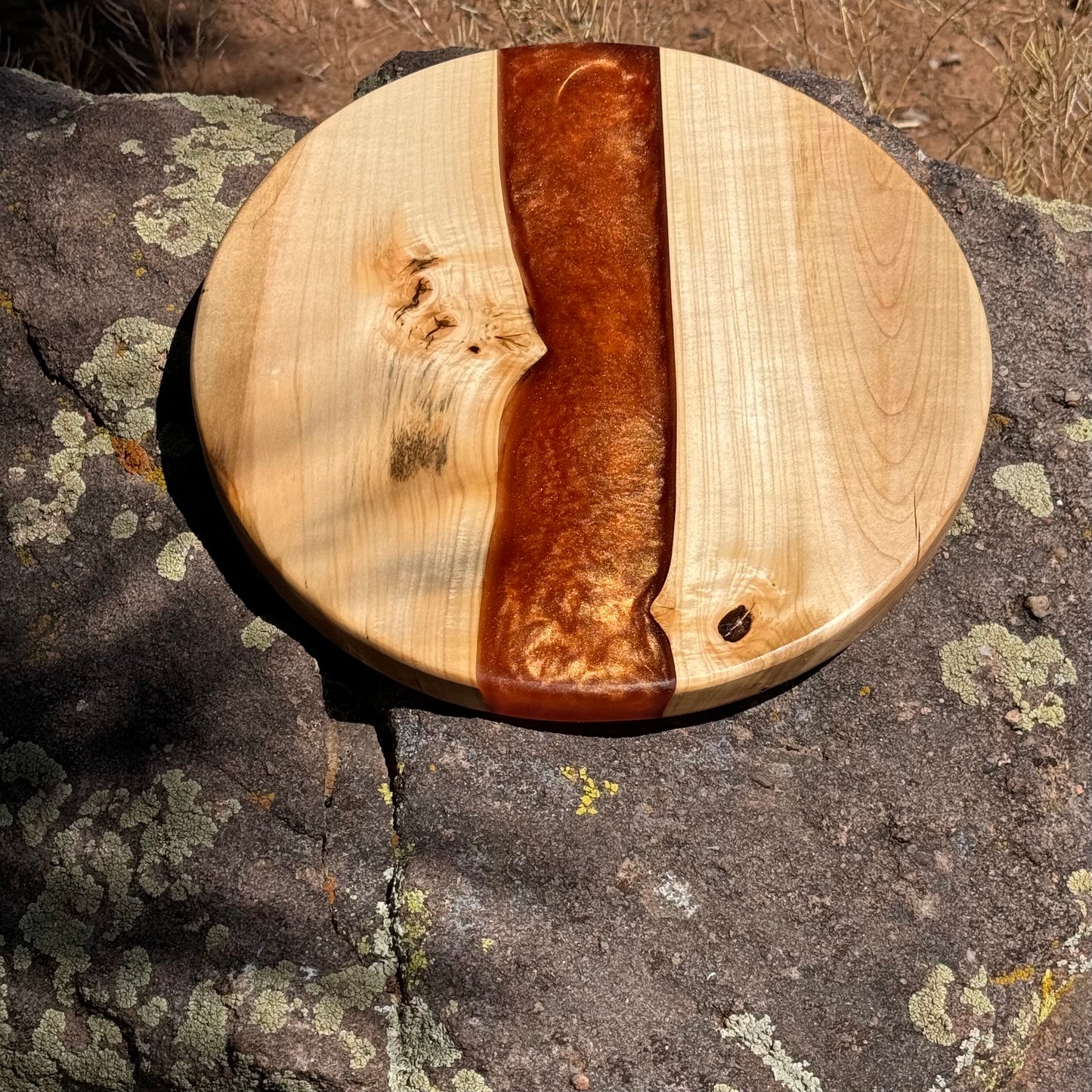 Resin River Lazy Susan - Charcuterie Turntable