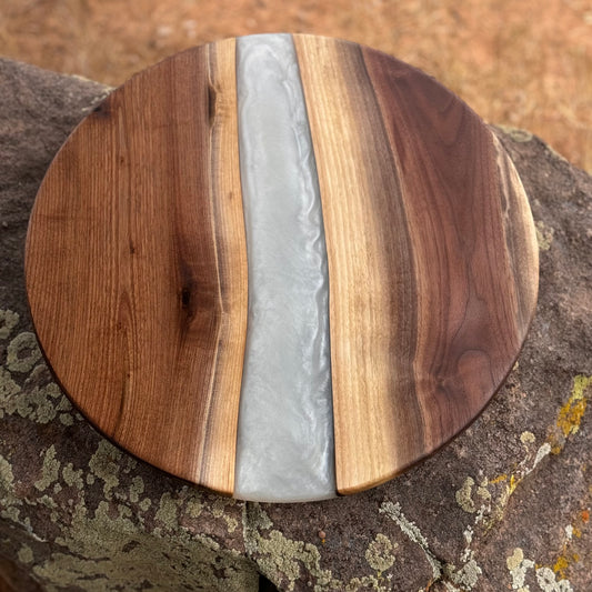 Resin River Lazy Susan - Charcuterie Turntable