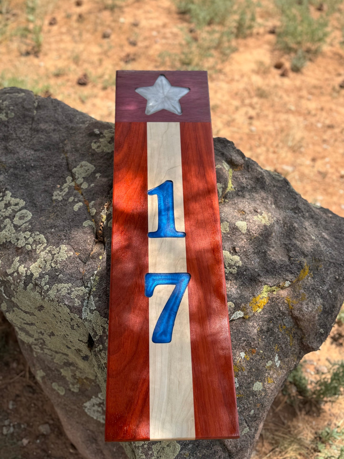 Patriotic Address Sign