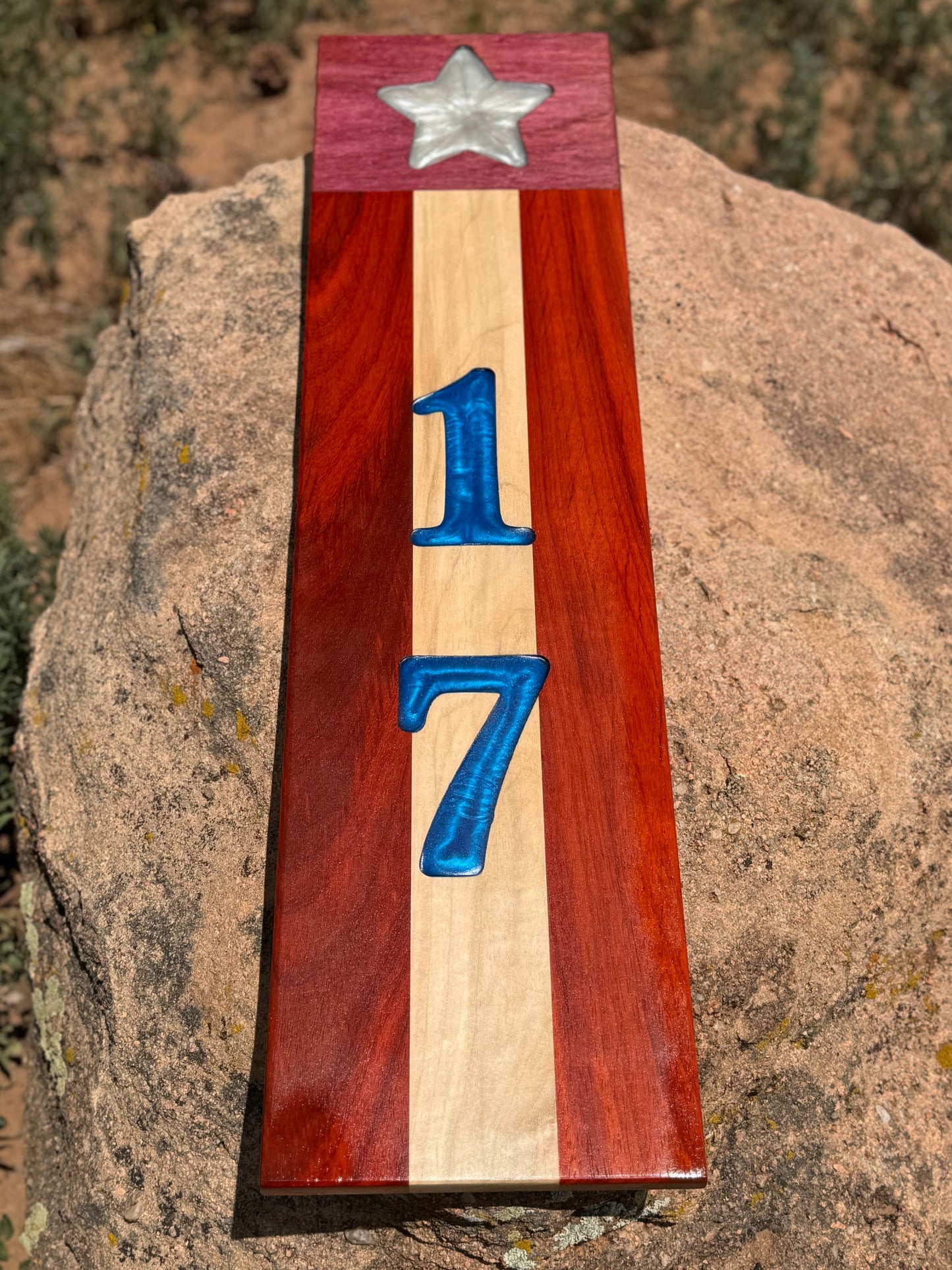 Patriotic Address Sign