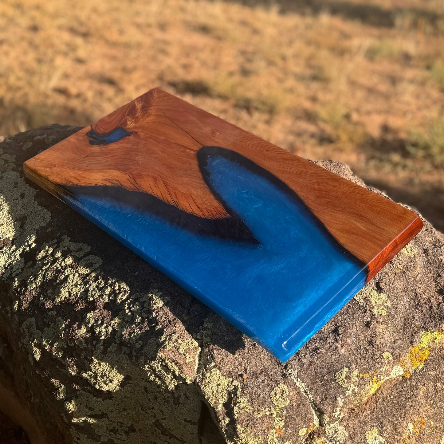 Resin River Charcuterie Board