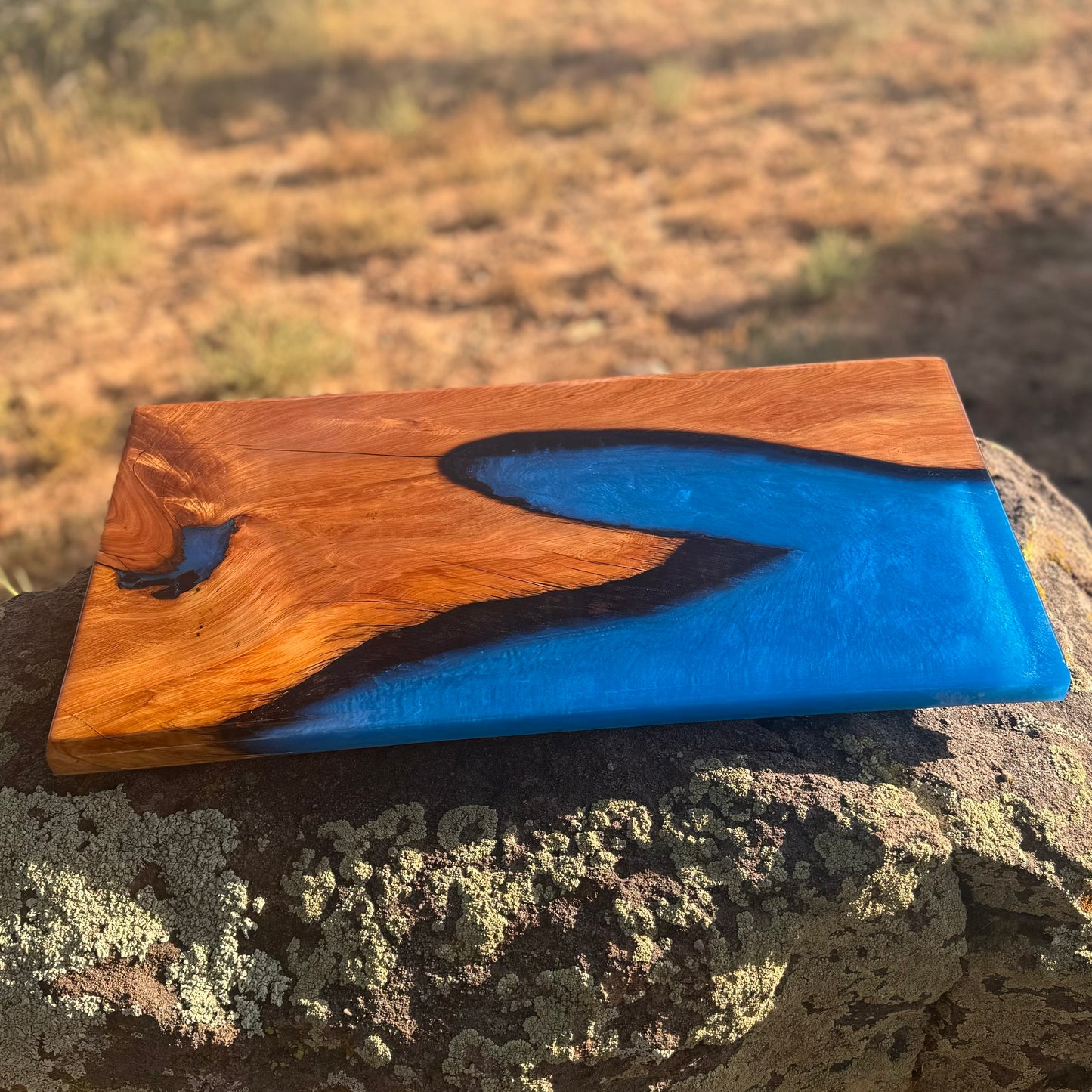 Resin River Charcuterie Board