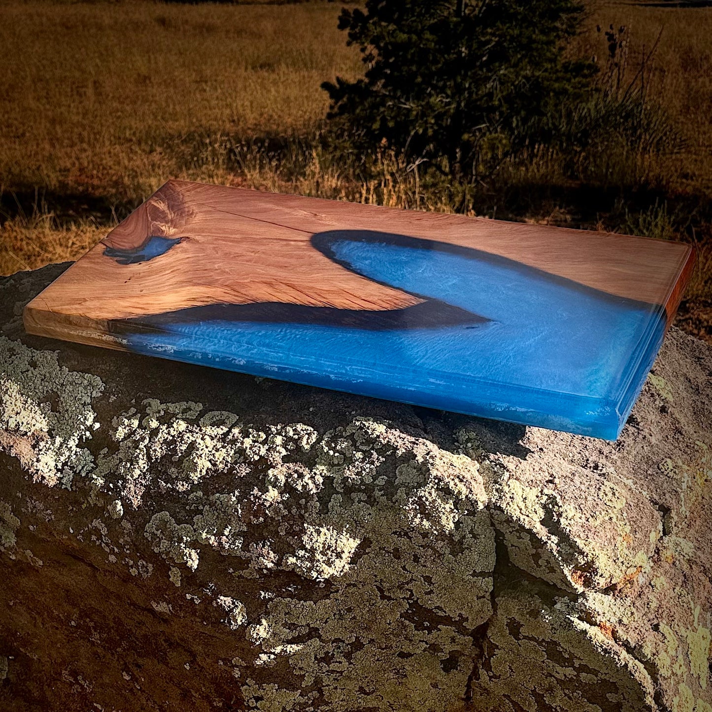 Resin River Charcuterie Board