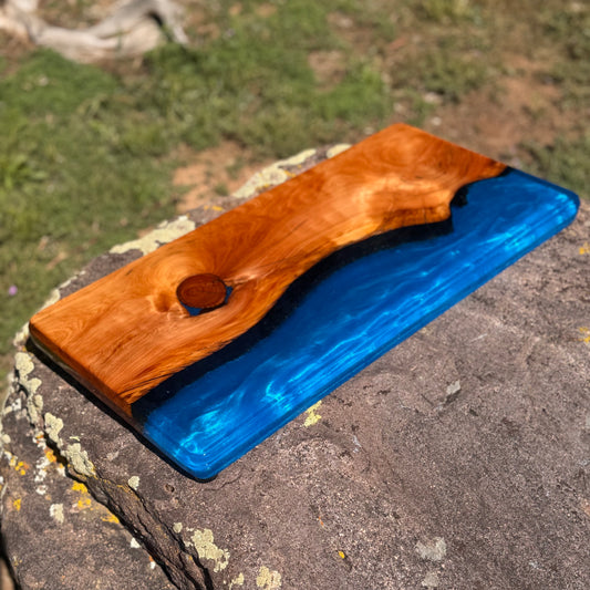 Resin River Charcuterie Board