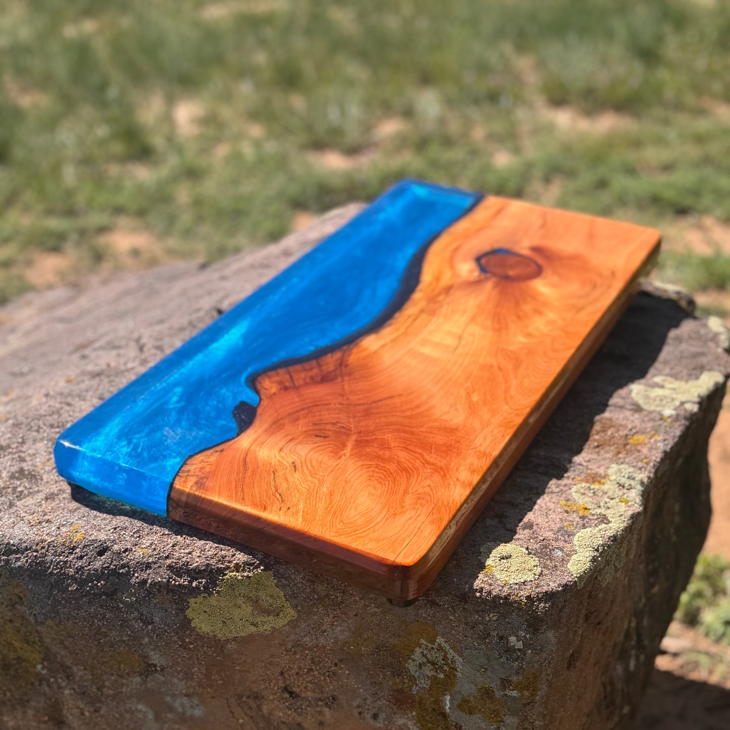Resin River Charcuterie Board