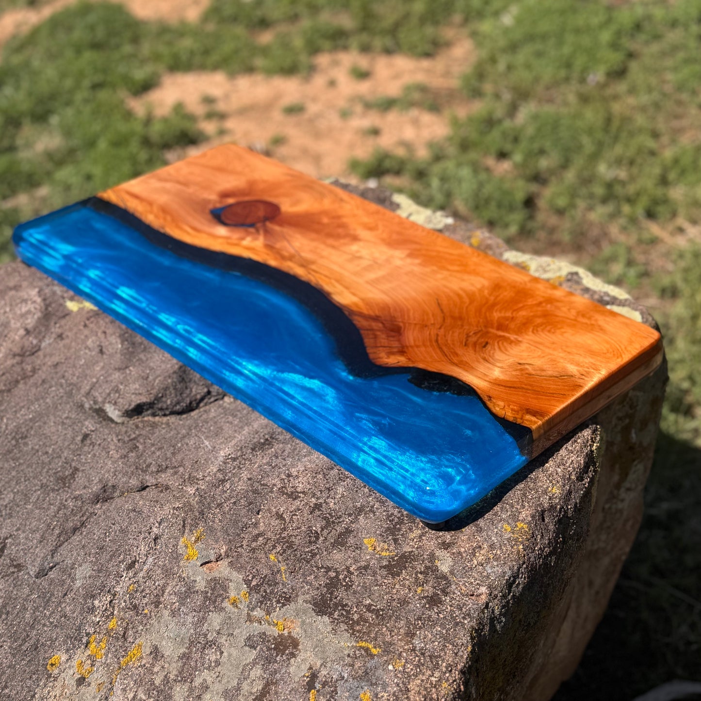 Resin River Charcuterie Board