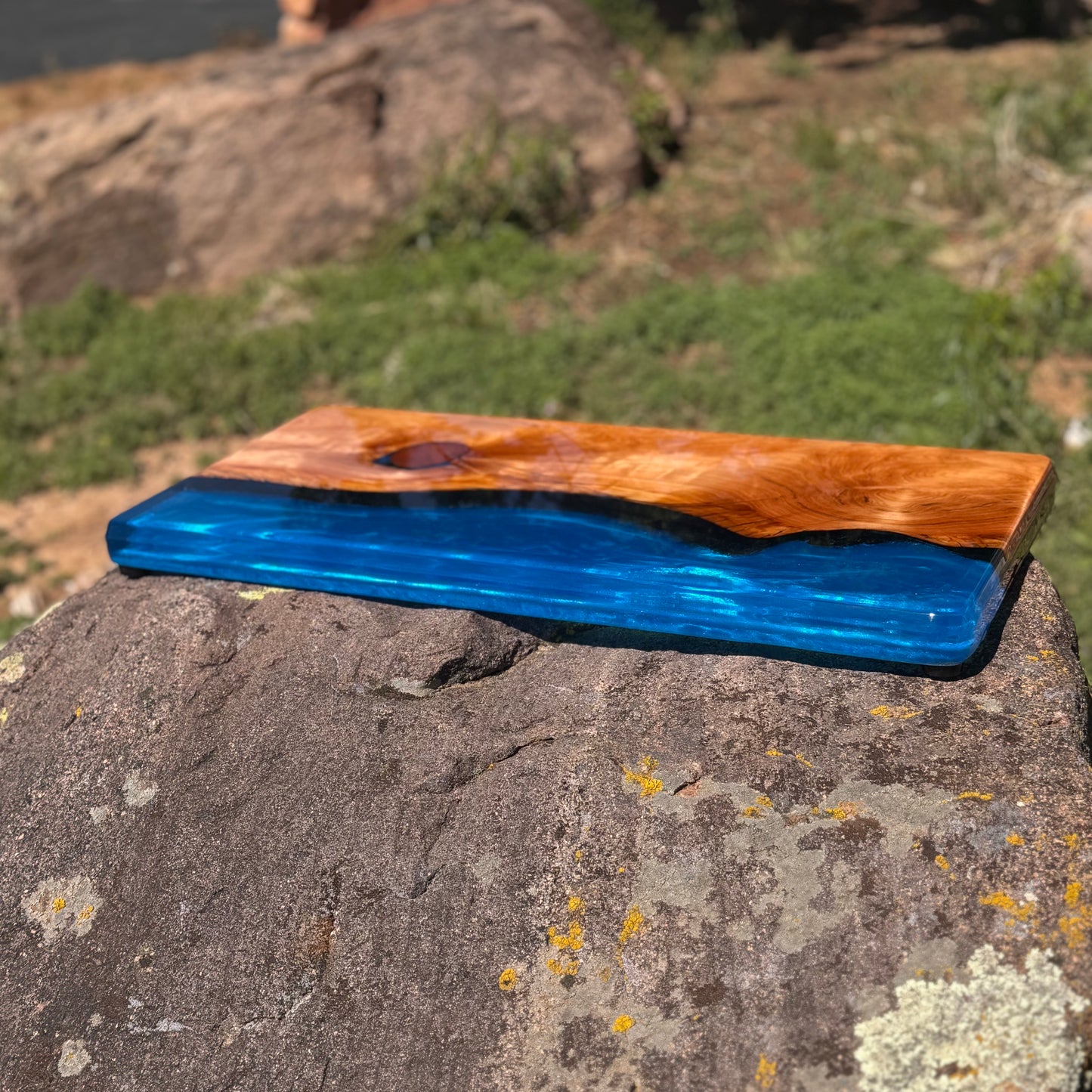 Resin River Charcuterie Board
