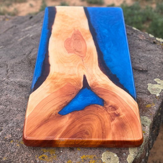 Resin River Charcuterie Board