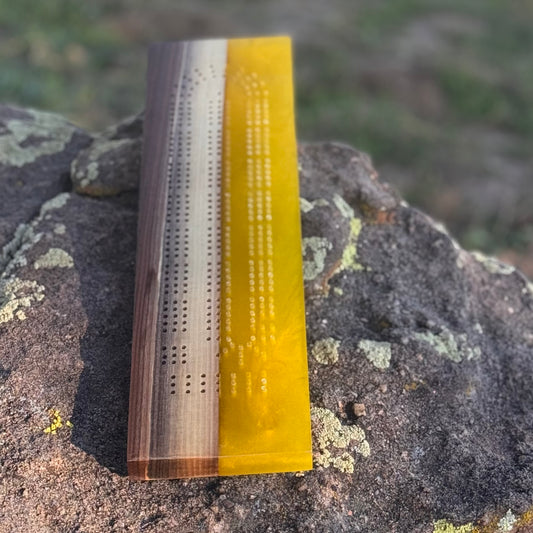 Resin Cribbage Board