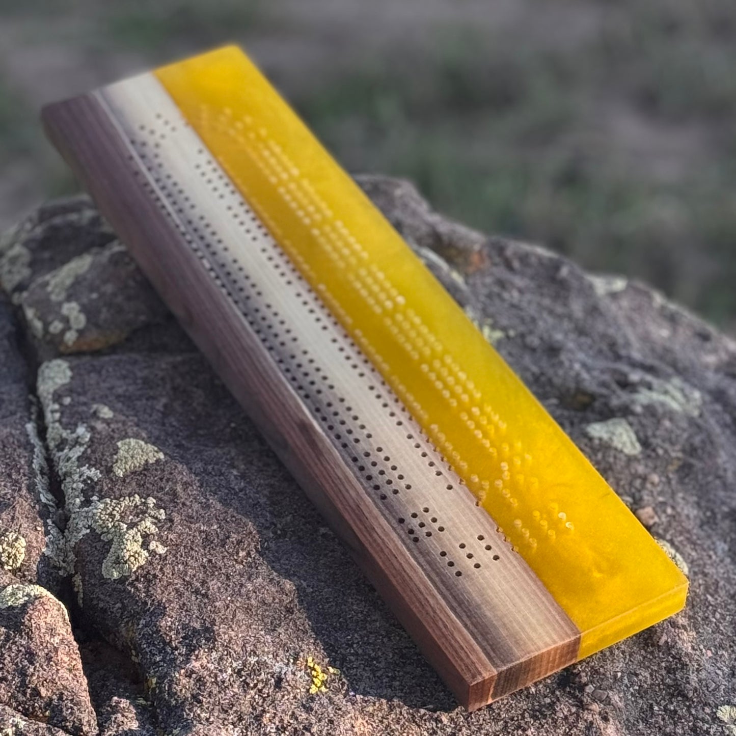 Resin Cribbage Board