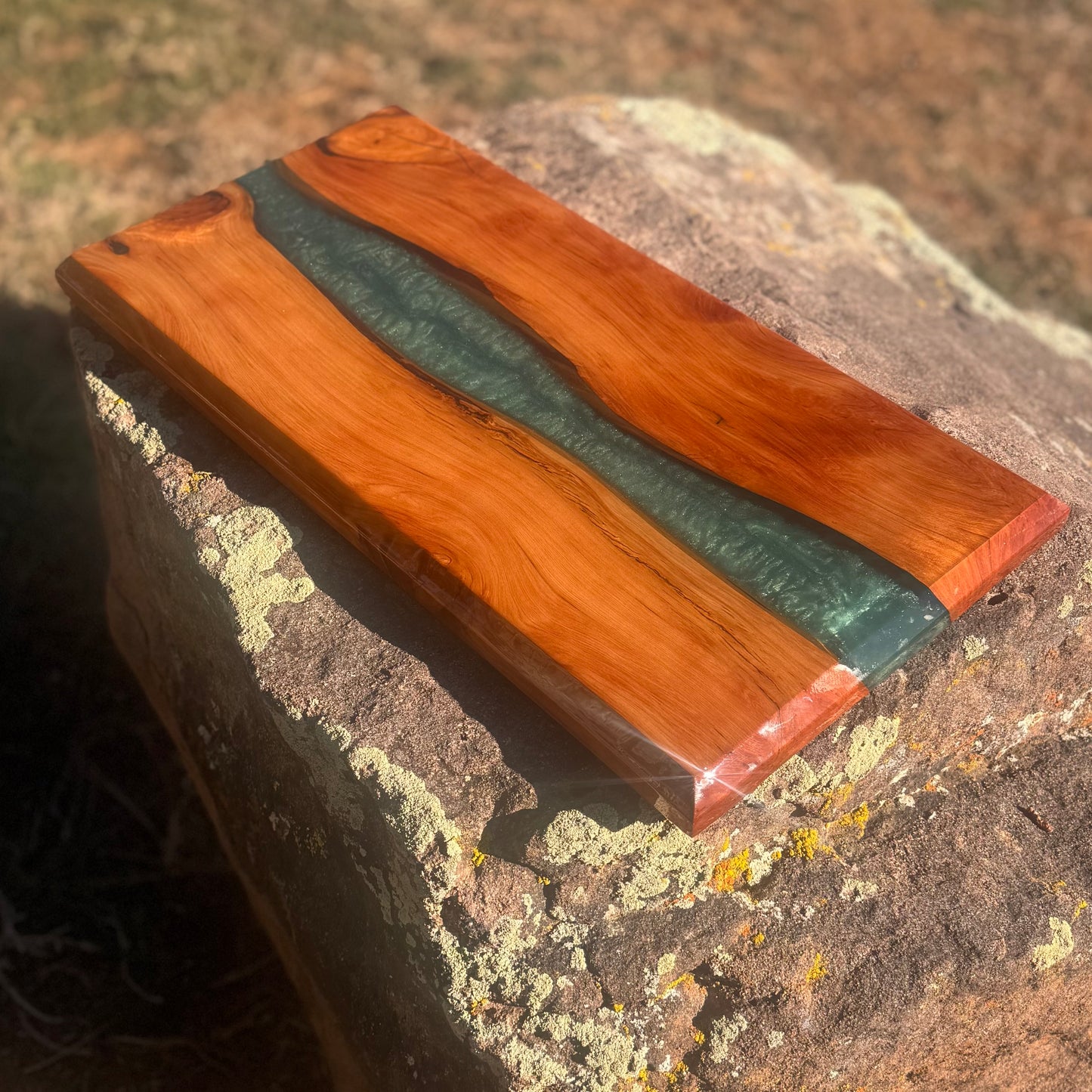 Resin River Charcuterie Board