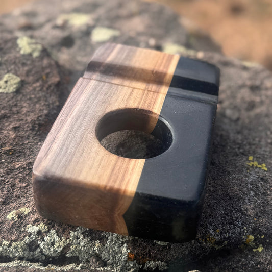 Resin River Glencairn Glass and Cigar Holder