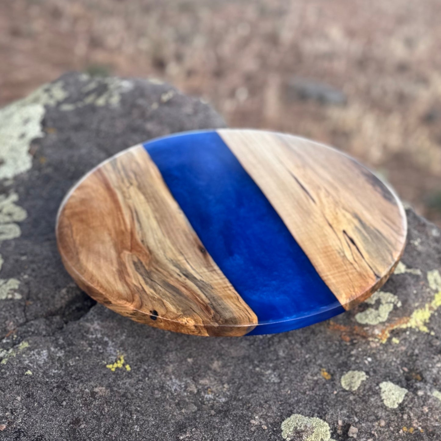 Resin River Lazy Susan - Charcuterie Turntable