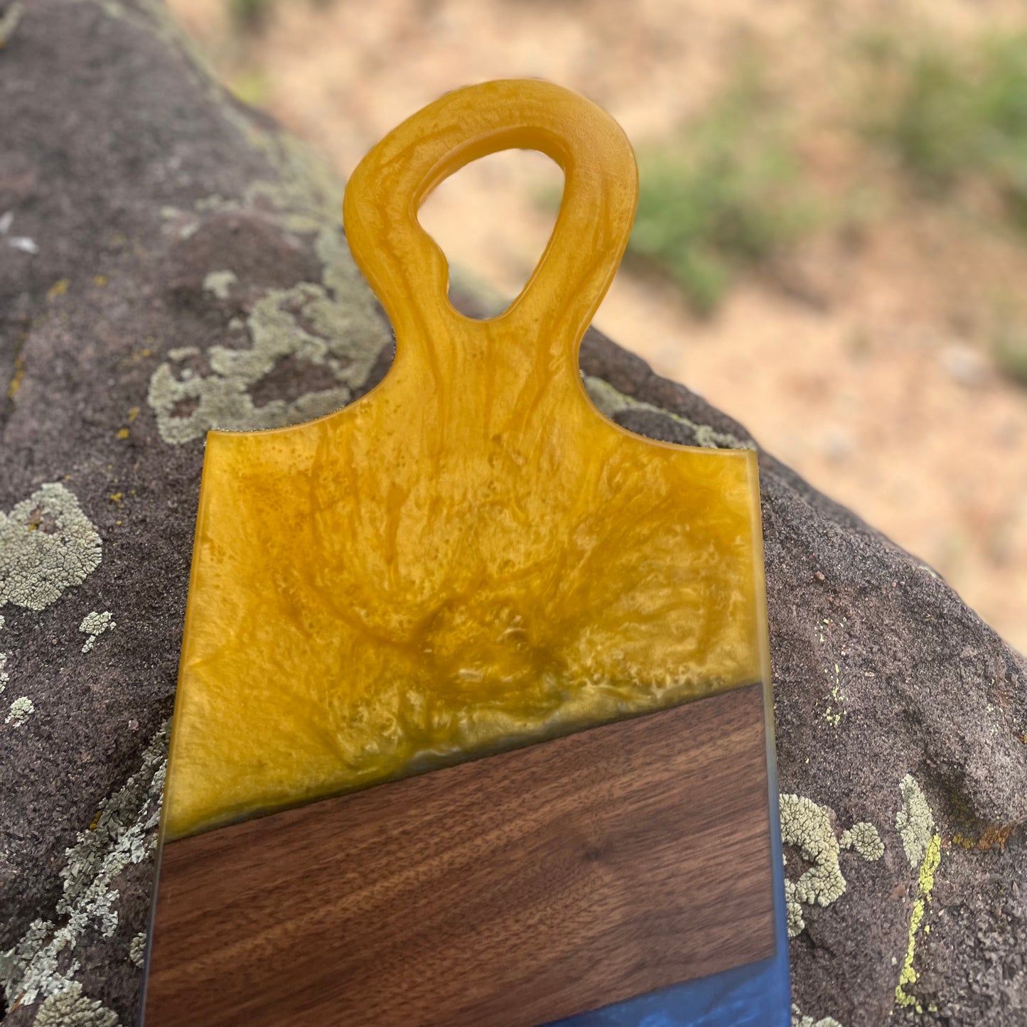 Resin Handle Cheese Board