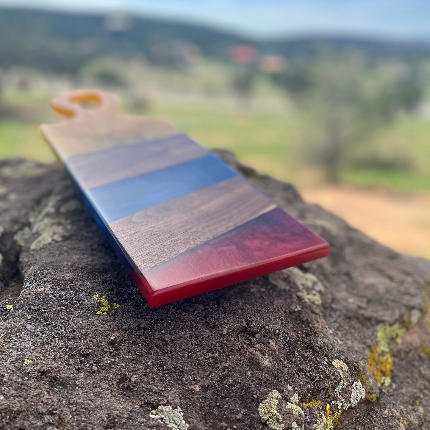 Resin Handle Cheese Board