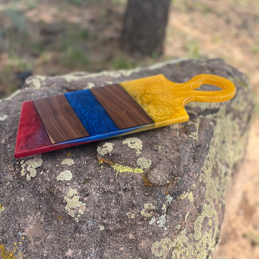 Resin Handle Cheese Board