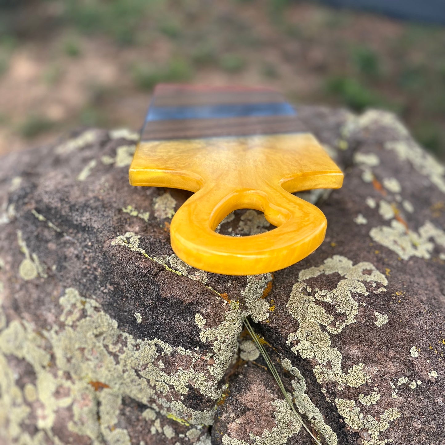 Resin Handle Cheese Board