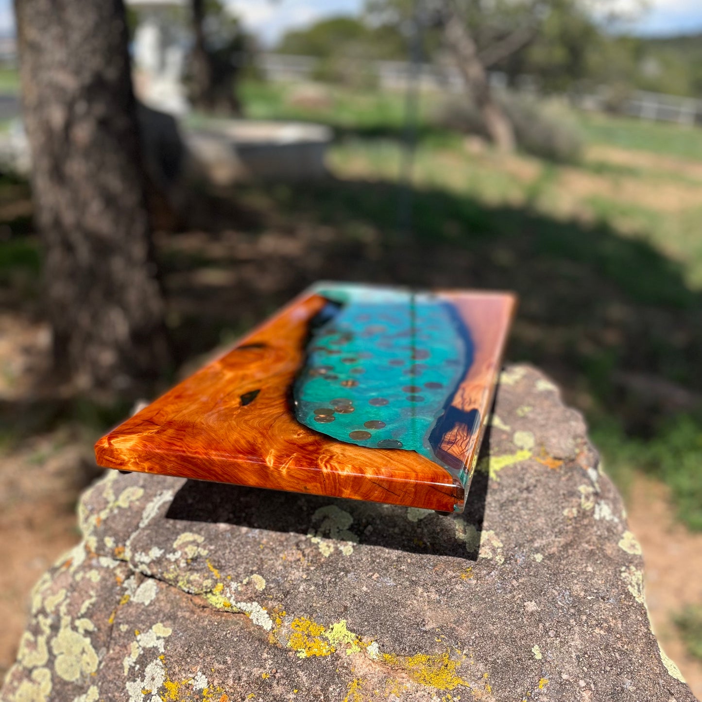 Resin River Charcuterie Board