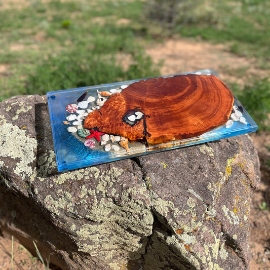 Resin River Charcuterie Board