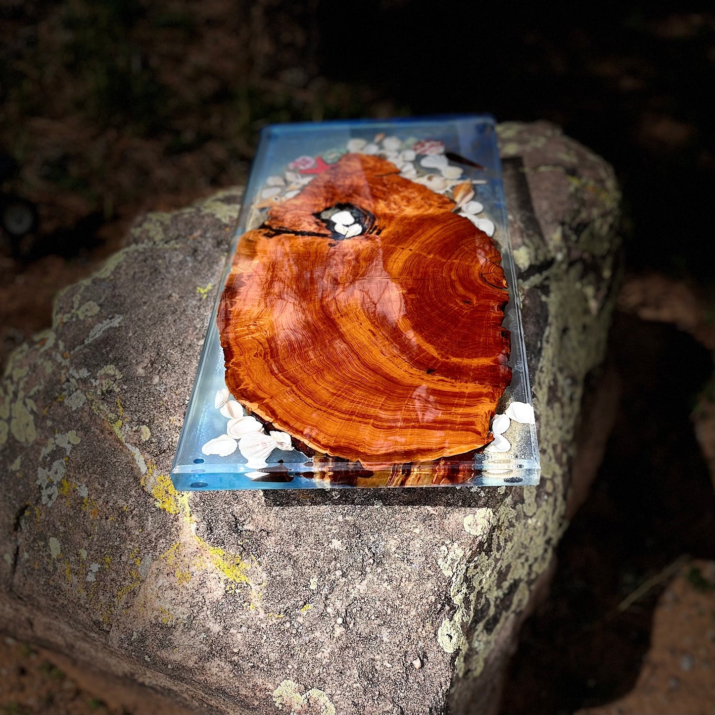 Resin River Charcuterie Board