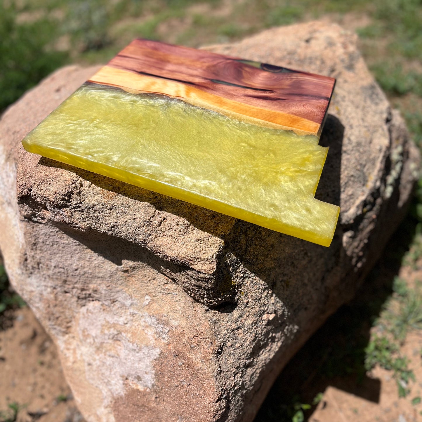 New Mexico Resin Charcuterie Board