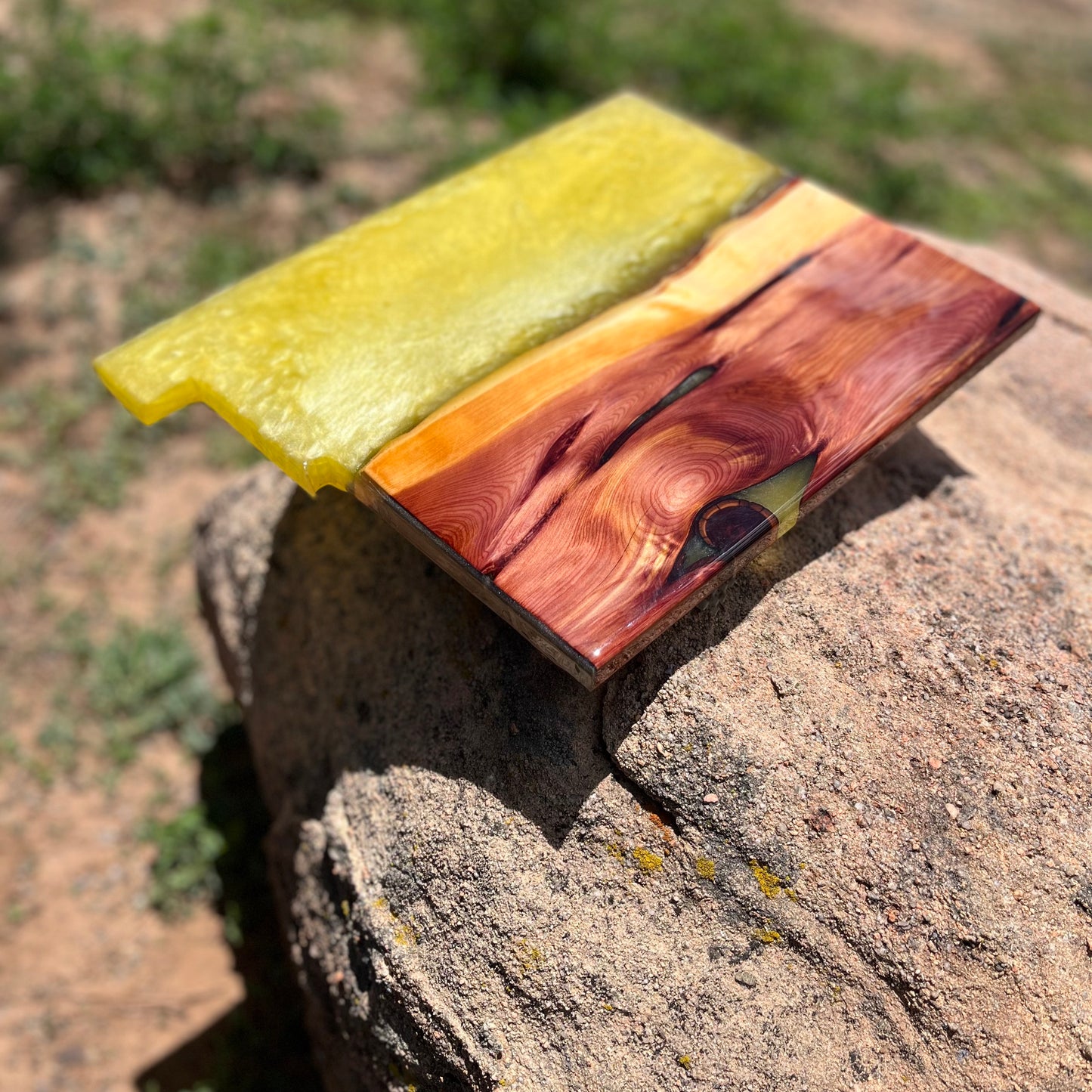 New Mexico Resin Charcuterie Board