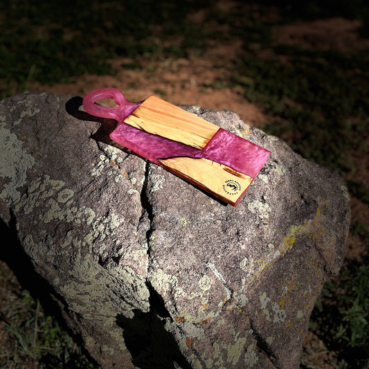 Resin Handle Cheese Board