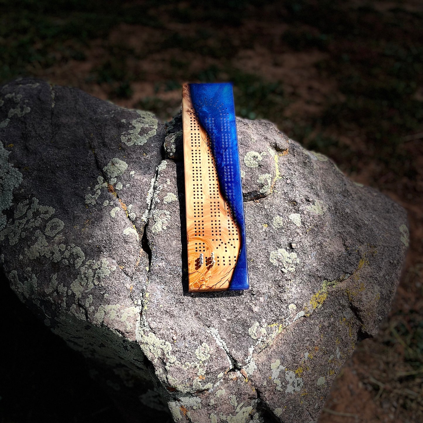 Resin Cribbage Board