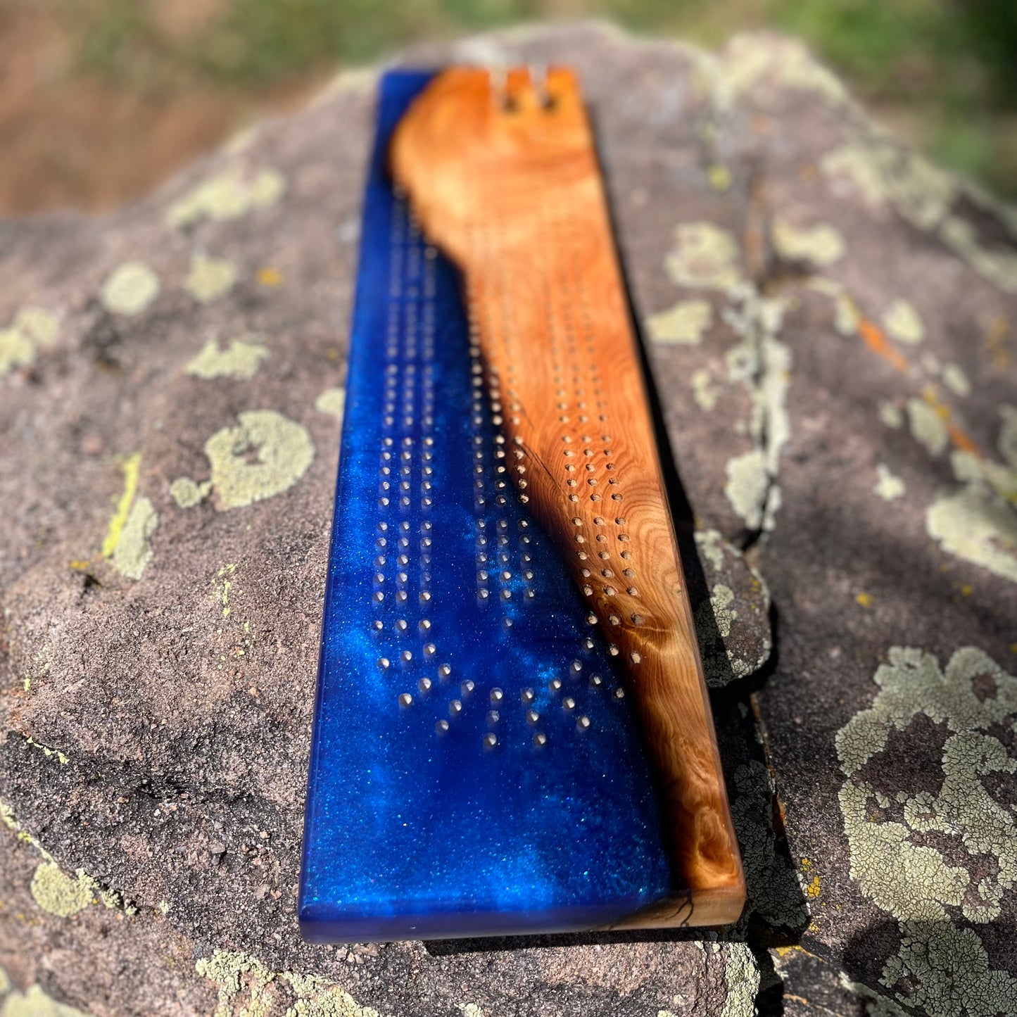 Resin Cribbage Board