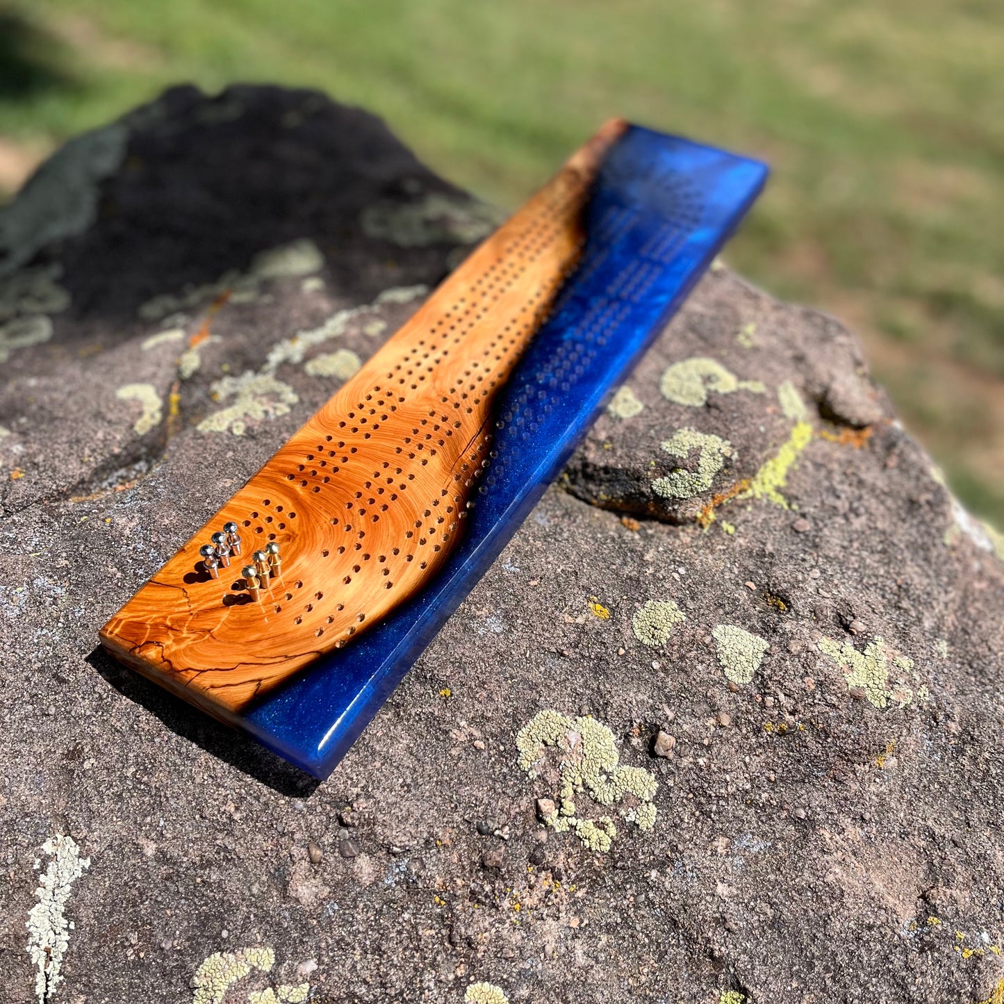 Resin Cribbage Board