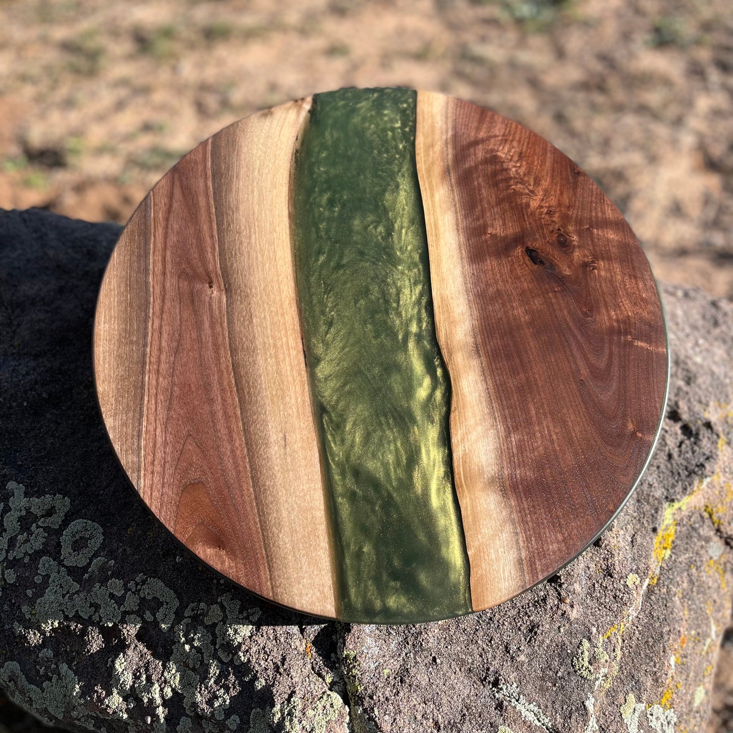 Resin River Lazy Susan - Charcuterie Turntable