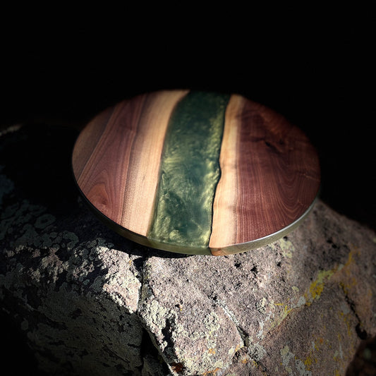 Resin River Lazy Susan - Charcuterie Turntable