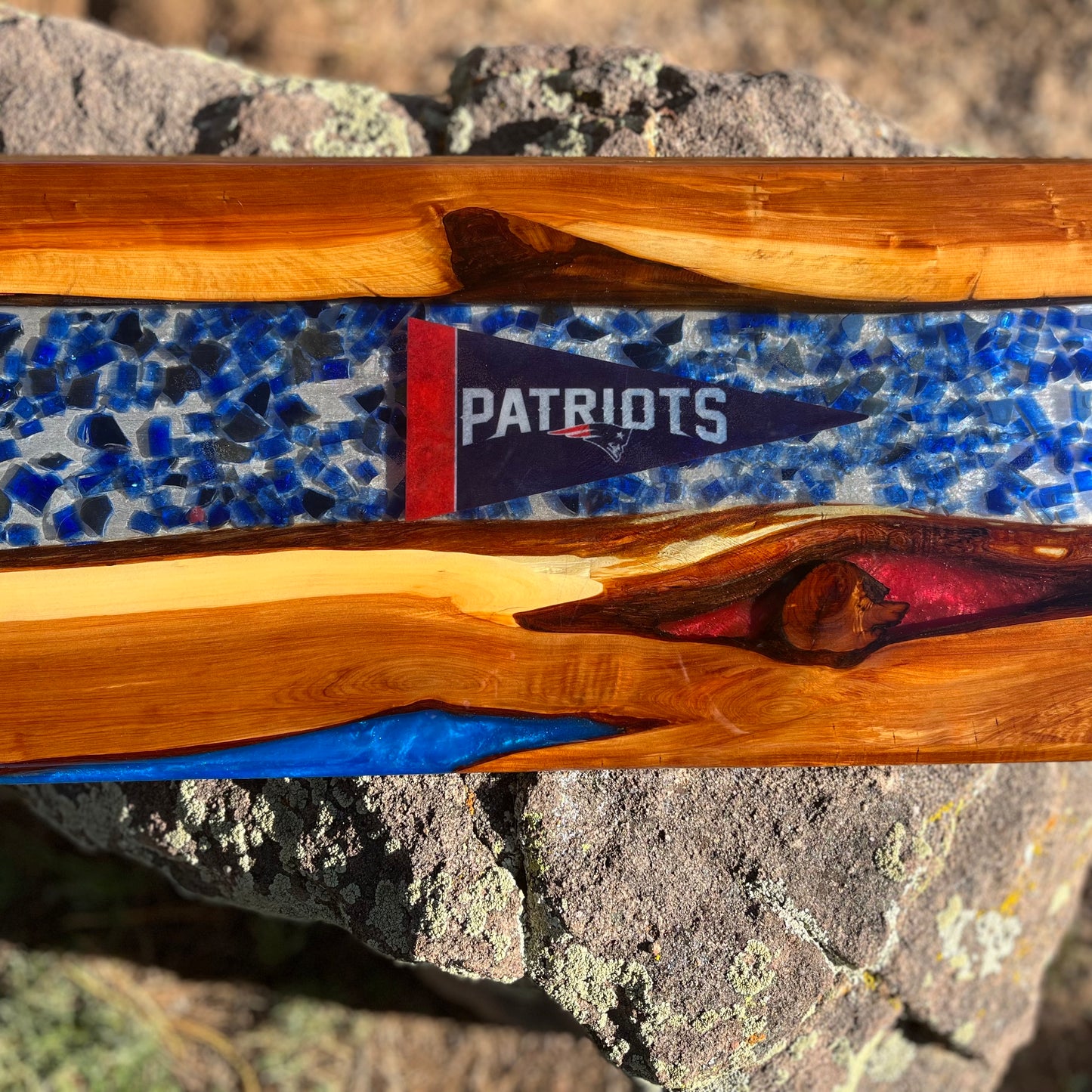 Resin River Charcuterie Board