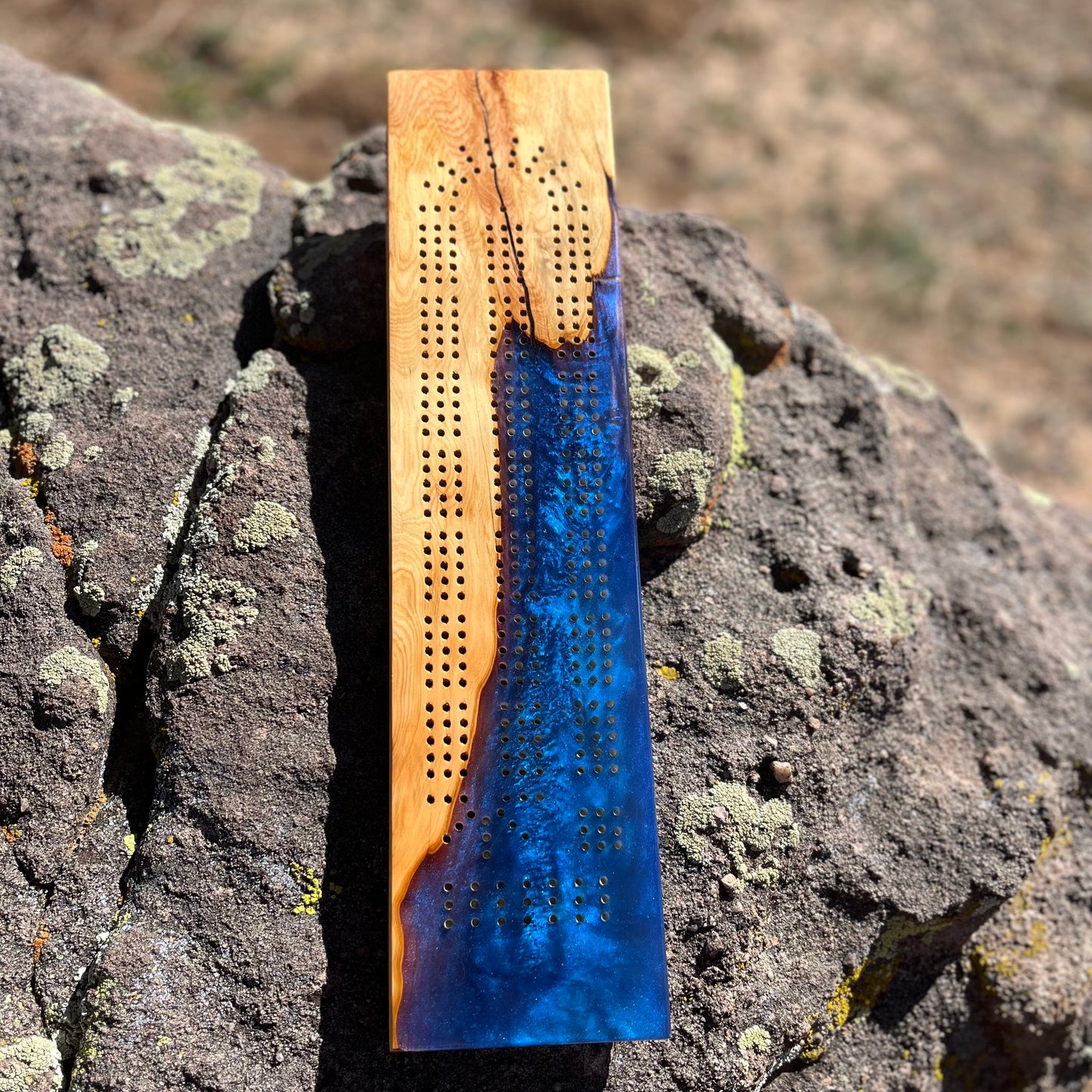Resin Cribbage Board