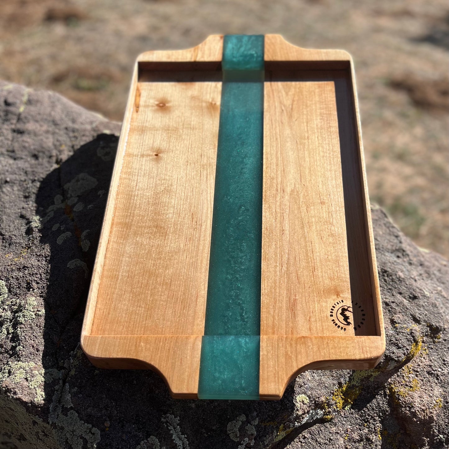 Resin River Serving Tray