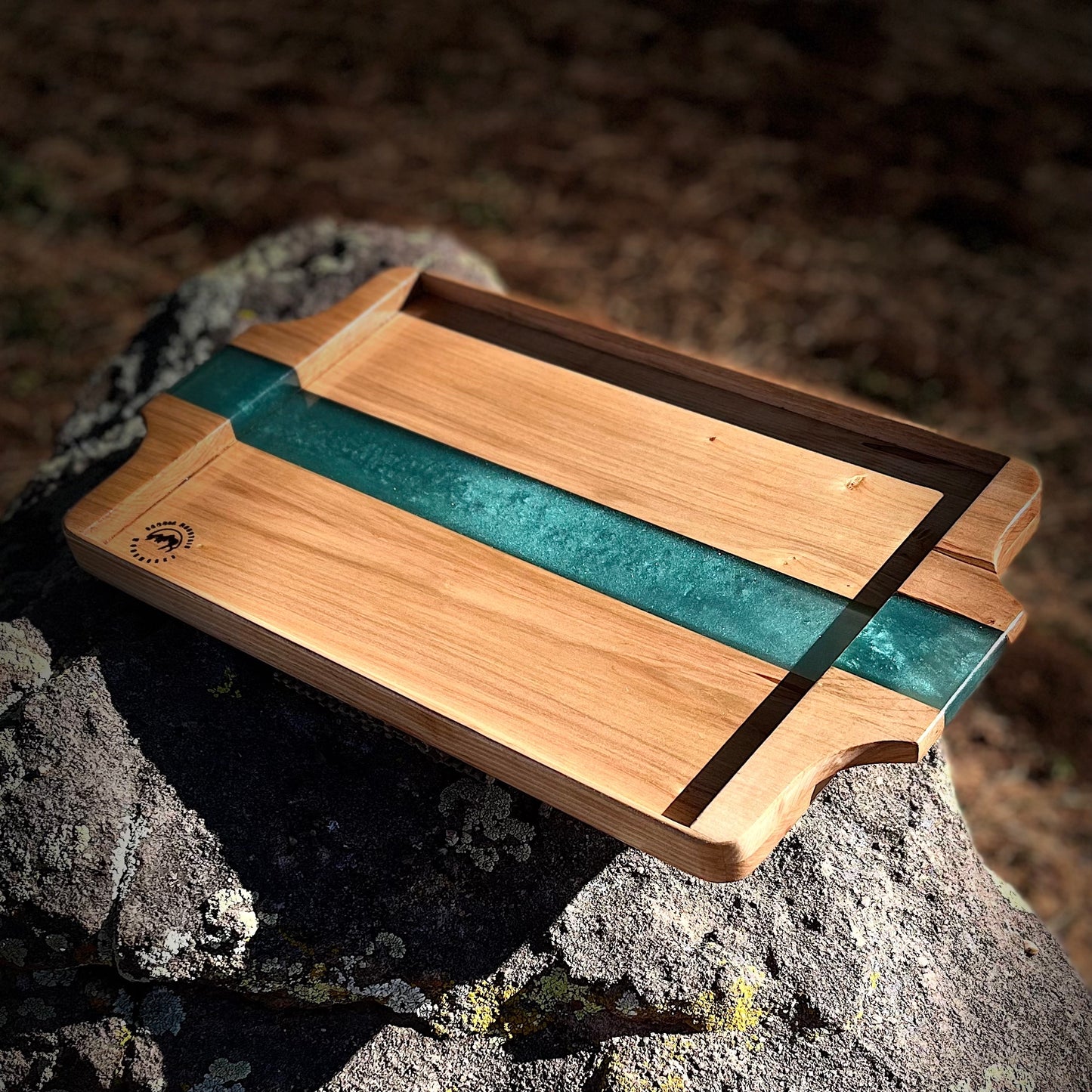 Resin River Serving Tray