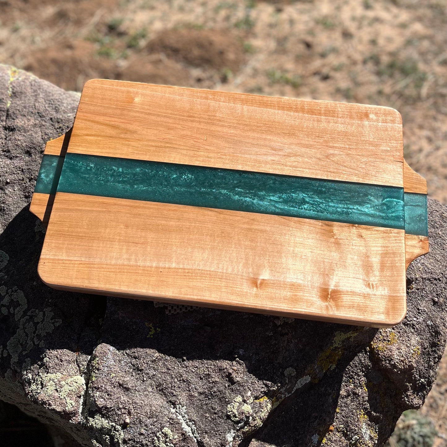 Resin River Serving Tray