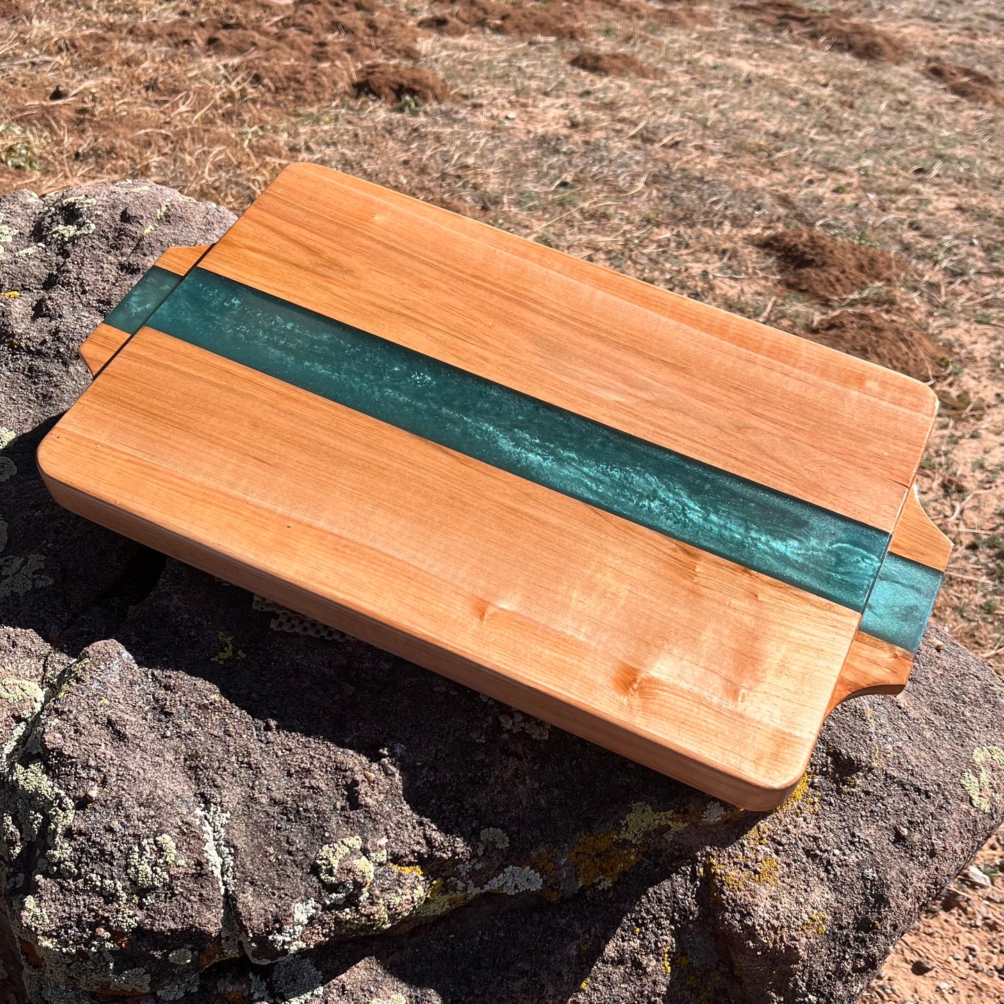 Resin River Serving Tray