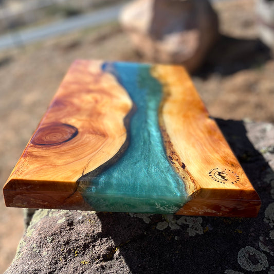 Resin River Charcuterie Board
