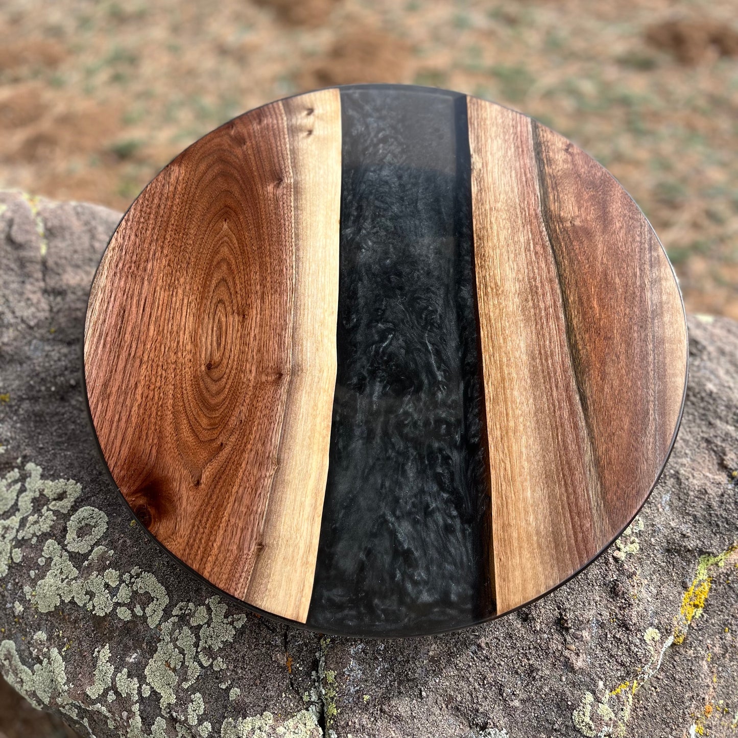 Resin River Lazy Susan - Charcuterie Turntable