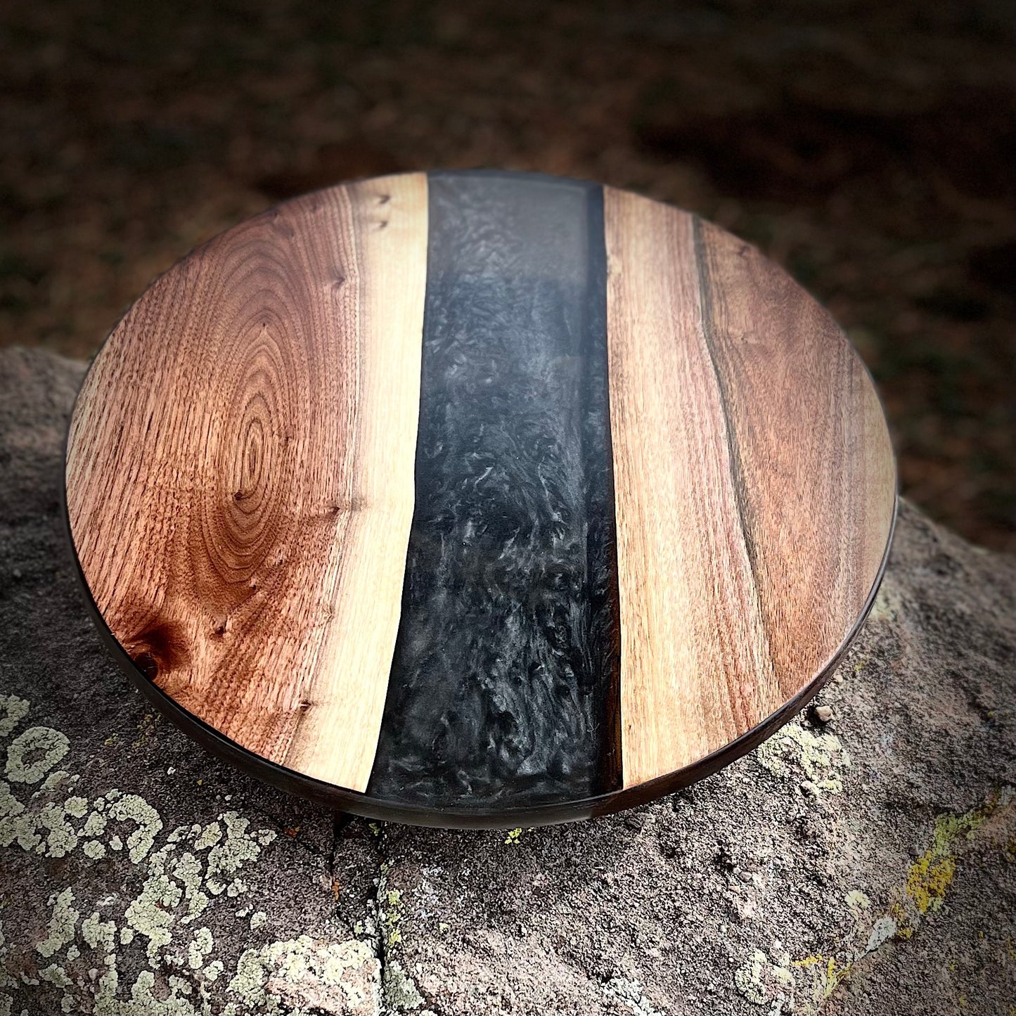 Resin River Lazy Susan - Charcuterie Turntable
