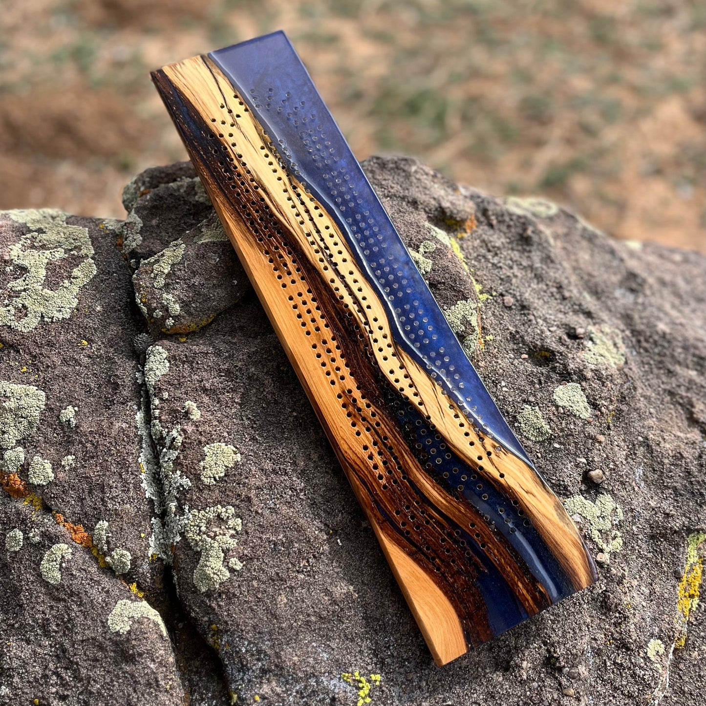 Resin Cribbage Board