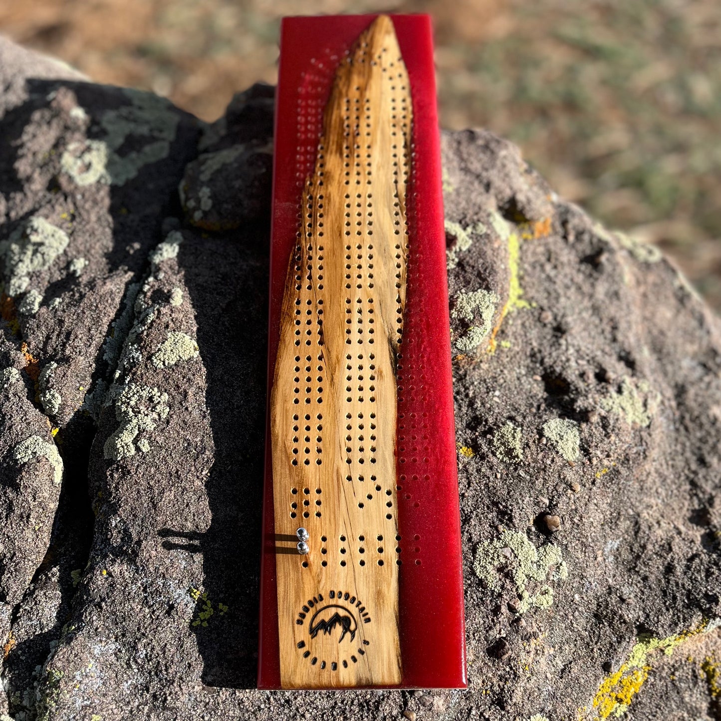 Resin Cribbage Board