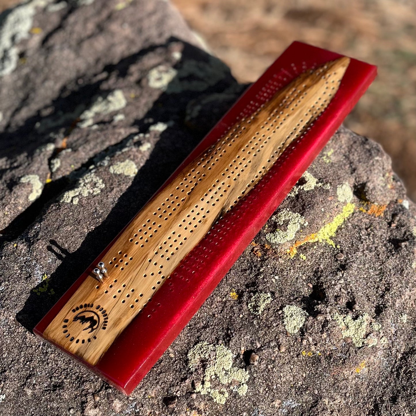 Resin Cribbage Board